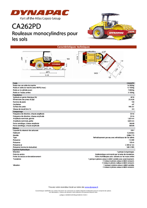 Walzenzüge Dynapac CA 262 PD