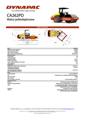Walzenzüge Dynapac CA 262 PD