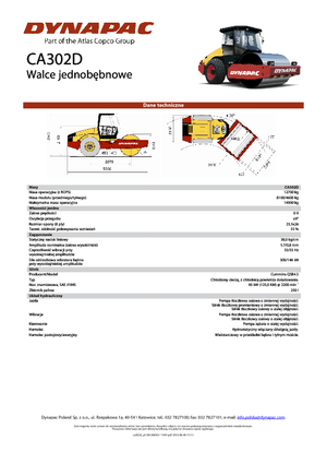 Walzenzüge Dynapac CA 302 D