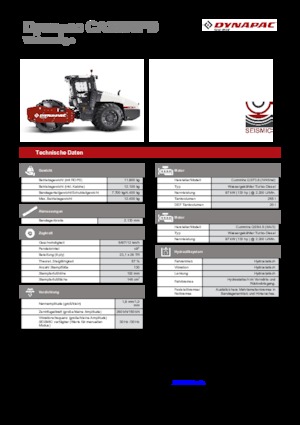 Walzenzüge Dynapac CA 3500 PD