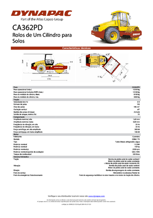 Walzenzüge Dynapac CA 362 PD