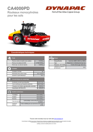 Walzenzüge Dynapac CA 4000 PD