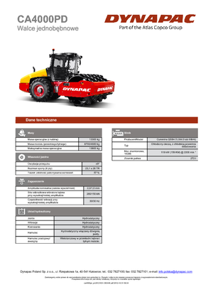 Walzenzüge Dynapac CA 4000 PD