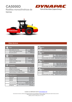 Walzenzüge Dynapac CA 5000 D