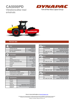 Walzenzüge Dynapac CA 5000 PD
