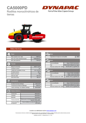 Walzenzüge Dynapac CA 5000 PD