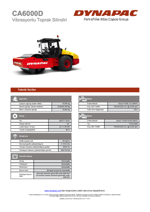 Walzenzüge Dynapac CA 6000 D