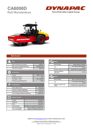 Walzenzüge Dynapac CA 6000 D