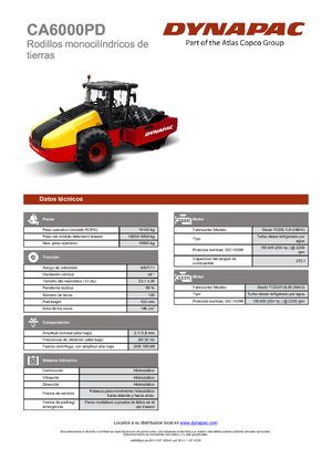 Walzenzüge Dynapac CA 6000 PD