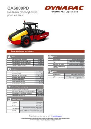 Walzenzüge Dynapac CA 6000 PD
