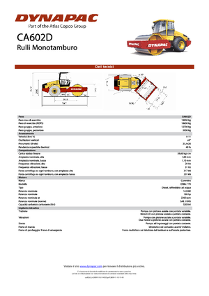Walzenzüge Dynapac CA 602 D