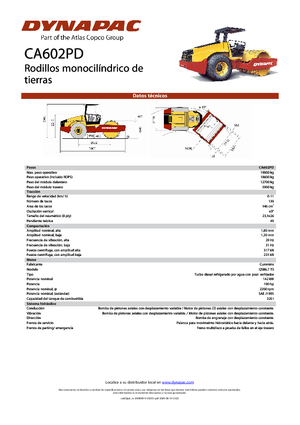 Walzenzüge Dynapac CA 602 PD