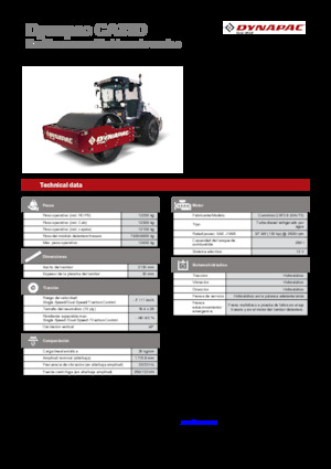 Walzenzüge Dynapac CA35D Rhino
