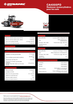 Walzenzüge Dynapac CA4000PD