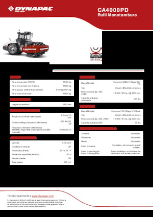 Walzenzüge Dynapac CA4000PD