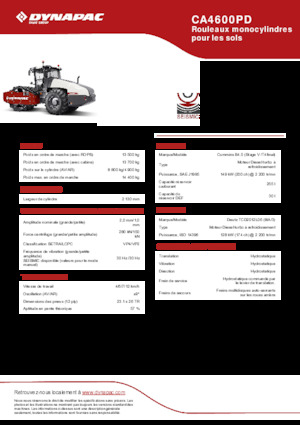 Walzenzüge Dynapac CA4600PD 