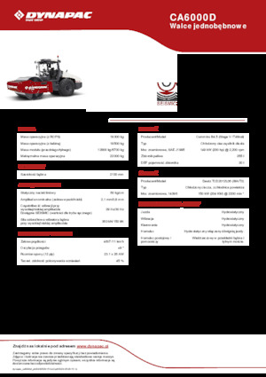 Walzenzüge Dynapac CA6000D