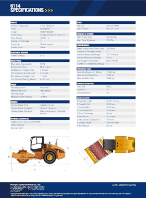 Walzenzüge Liugong 6114 