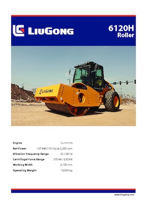 Walzenzüge Liugong 6120H
