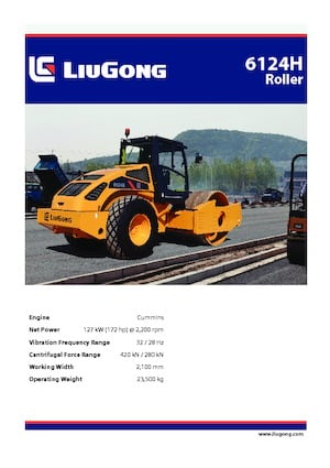 Walzenzüge Liugong 6124H 