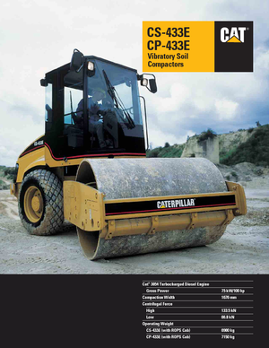 Walzenzüge Caterpillar CP433E