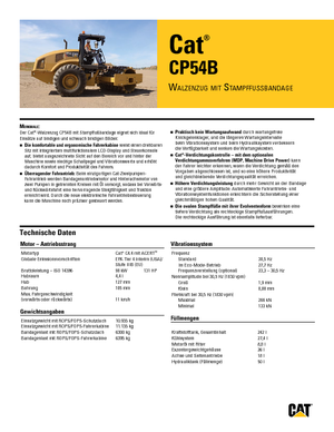 Walzenzüge Caterpillar CP54B