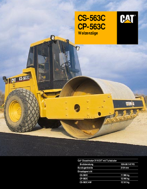 Walzenzüge Caterpillar CS 563 C