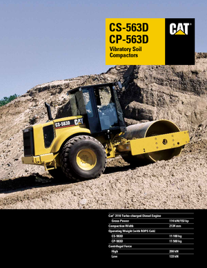 Walzenzüge Caterpillar CS 563 D