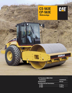 Walzenzüge Caterpillar CS 563 E