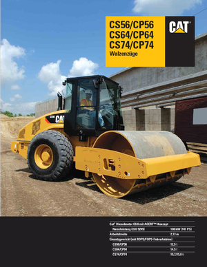 Walzenzüge Caterpillar CP64