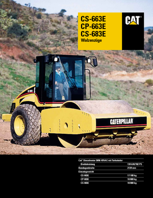 Walzenzüge Caterpillar CS 683 E
