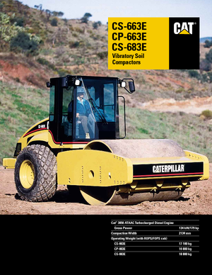 Walzenzüge Caterpillar CS 683 E
