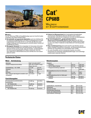 Walzenzüge Caterpillar CP68B
