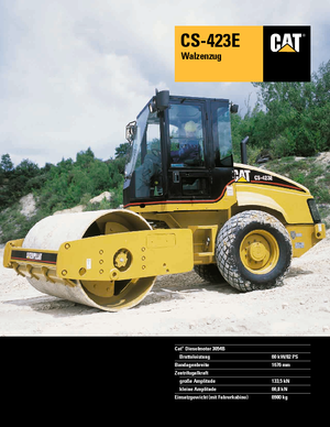 Walzenzüge Caterpillar CS423E