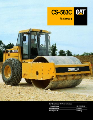 Walzenzüge Caterpillar CS 583 C
