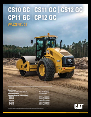 Walzenzüge Caterpillar CS10 GC