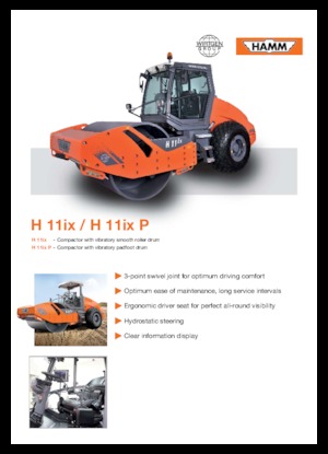 Walzenzüge Hamm H 11 ix