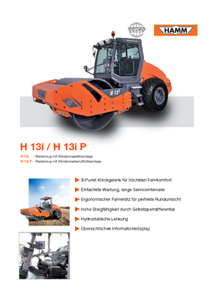 Walzenzüge Hamm H 13i