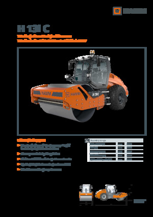 Walzenzüge Hamm H 13i C