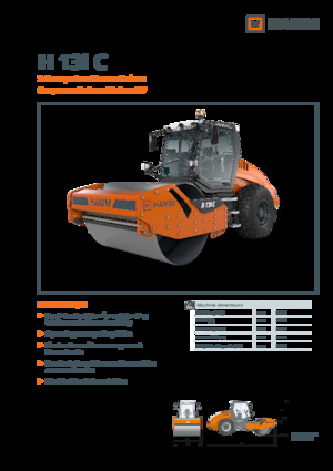 Walzenzüge Hamm H 13i C