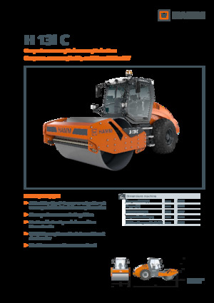 Walzenzüge Hamm H 13i C