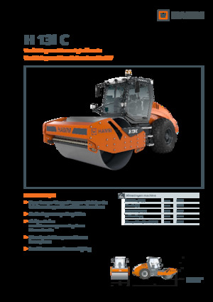 Walzenzüge Hamm H 13i C