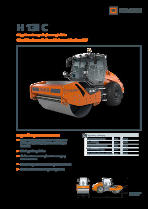 Walzenzüge Hamm H 13i C