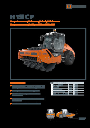 Walzenzüge Hamm H 13i C P