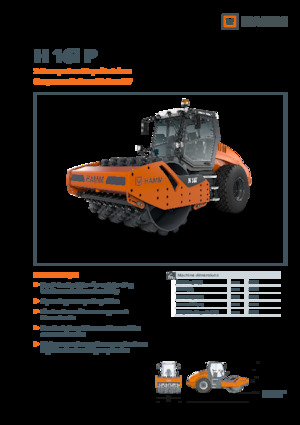 Walzenzüge Hamm H 16i P