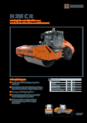Walzenzüge Hamm H 25i C R