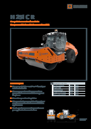 Walzenzüge Hamm H 25i C R
