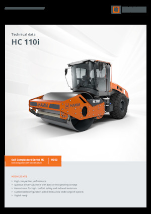 Walzenzüge Hamm HC 110i