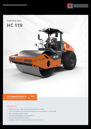 Walzenzüge Hamm HC 119