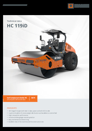 Walzenzüge Hamm HC 119iD